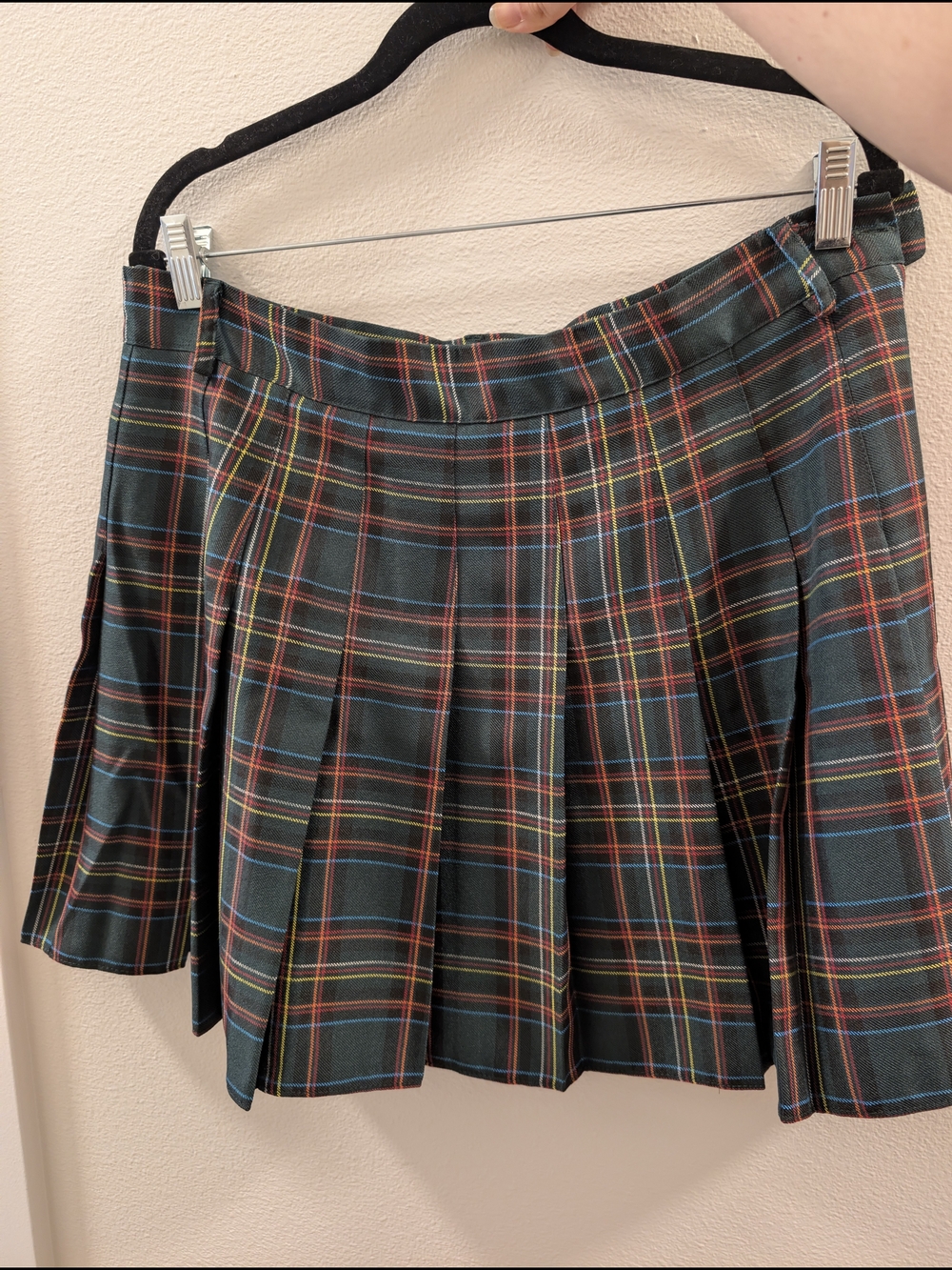 Green Plaid Tennis Skirt